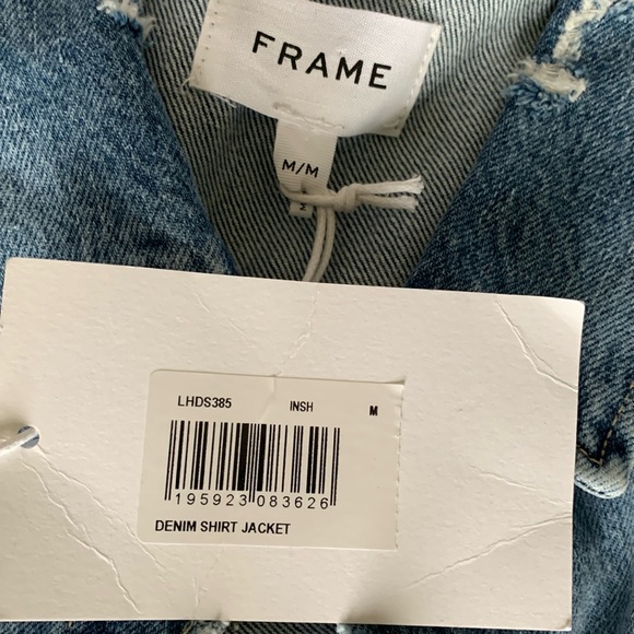 Frame Men’s denim shirt jacket - Picture 3 of 16